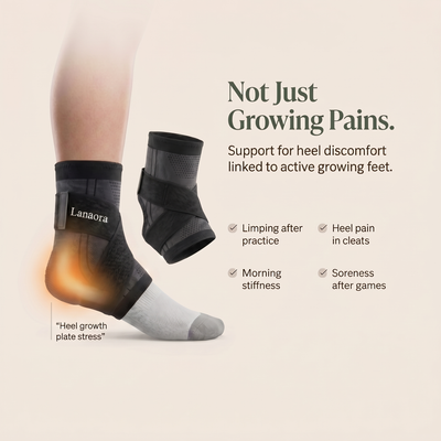 Heel-Lock Support for Sever's Disease, Growth Plate & Achilles Pain