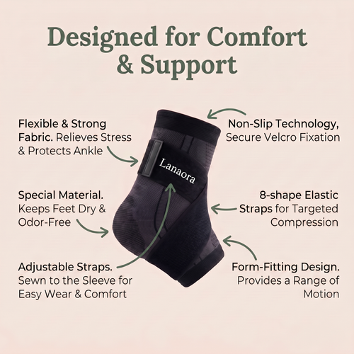 Heel-Lock Support for Sever's Disease, Growth Plate & Achilles Pain