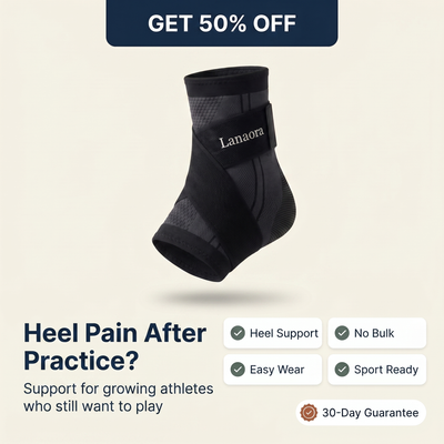 Heel-Lock Support for Sever's Disease, Growth Plate & Achilles Pain